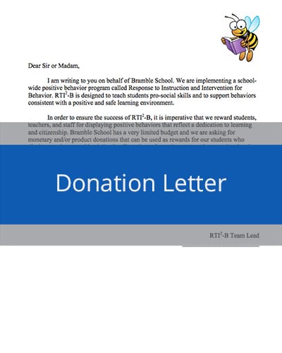 Donation Letter