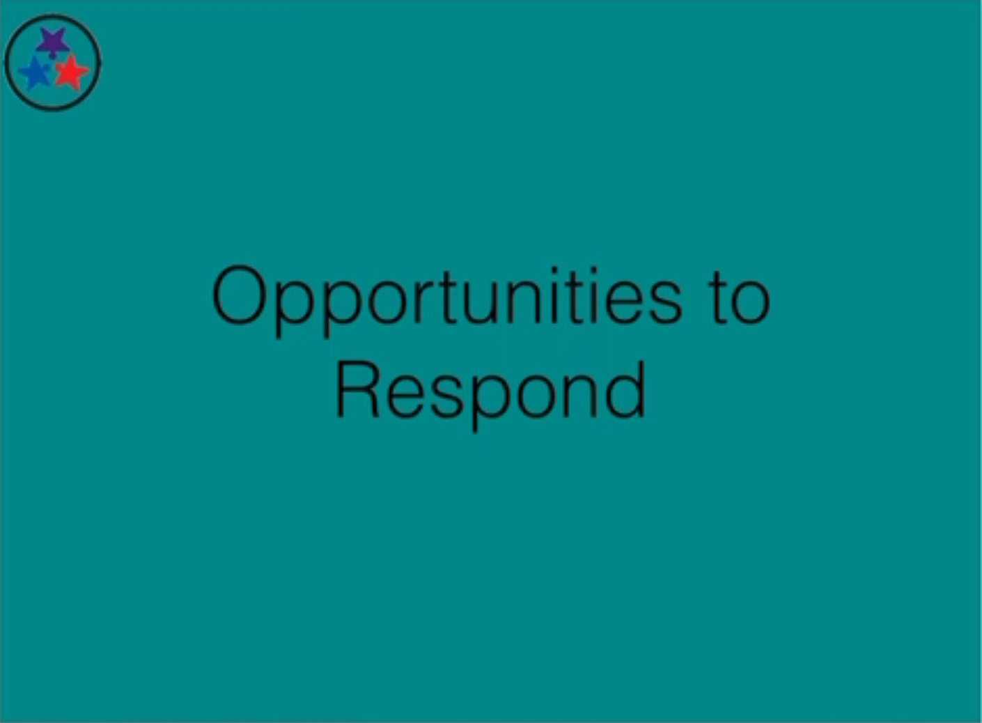 Classroom Management 5 - Opportunities to Respond