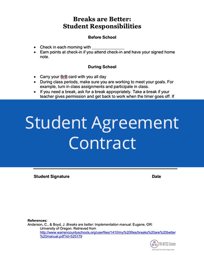 Student Agreement Contract